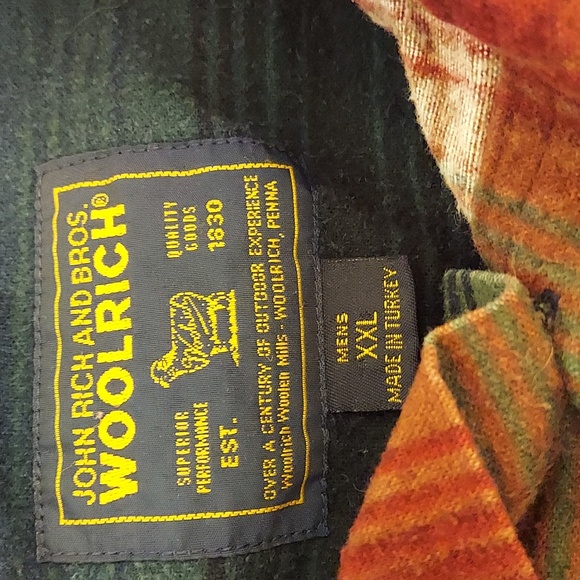 Woolrich John Rich Men's Red, Green and Blue Striped Shirt - Picture 2 of 9